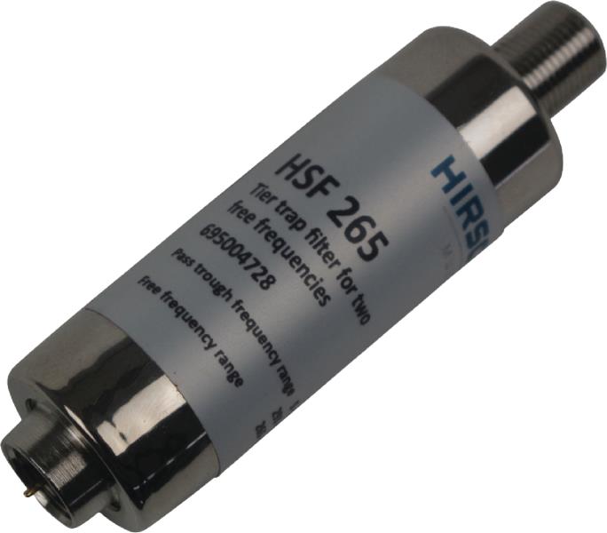 Hirschmann HSF 265 sperfilter, kanaal S16 en S17