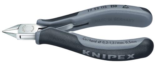 Knipex 77 52 115 ESD Elektronica - zijsnijtang ESD 115 mm