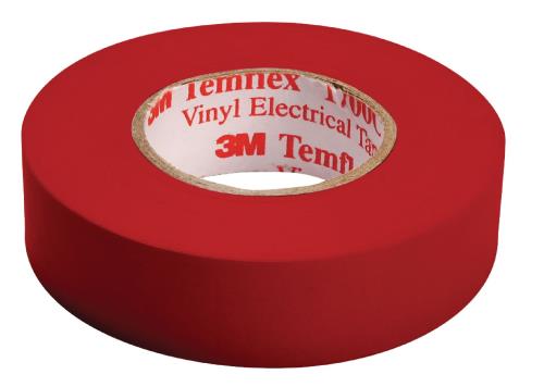 3M TROT1510 Temflex isolatie tape 15 mm 10 m rood
