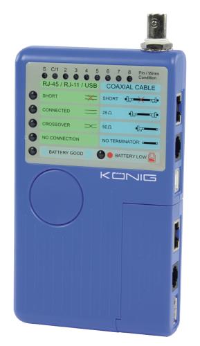 König CMP-RCT21 Multifunctionele intelligente netwerk-kabeltester