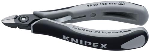 Knipex 79 02 125 ESD Side-cutting pliers small bevel