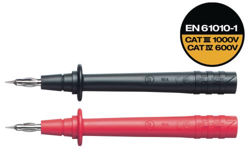 Fluke TP74 Lantern tip test probes red/black, 4 mm
