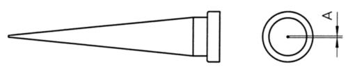 Weller LT S Soldeerstift Conisch, lange vorm