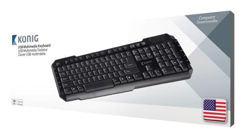 König CSKBMU100US USB multimedia toetsenbord