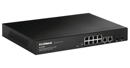 Edimax ES-5208P 8 Port Fast Ethernet Switch with PoE+ and 2 Gigabit Ports