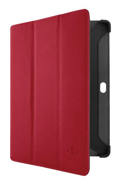 Belkin F8M394CWC02 Tri-fold folio with stand for Samsung Galaxy Tab 2 10.1 Red