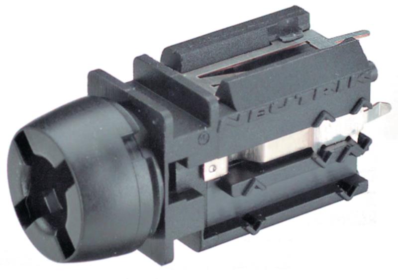 Neutrik NJ3FD-V Jack socket, PCB 6.35 mm 3P
