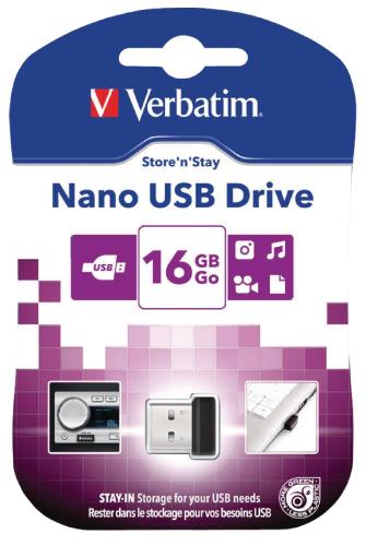 Verbatim 97464 Store'n'stay nano USB-drive 16 GB