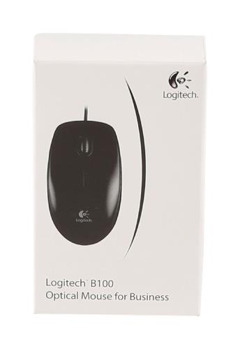 Logitech 910-003357 Logitech B100 optische USB muis zwart
