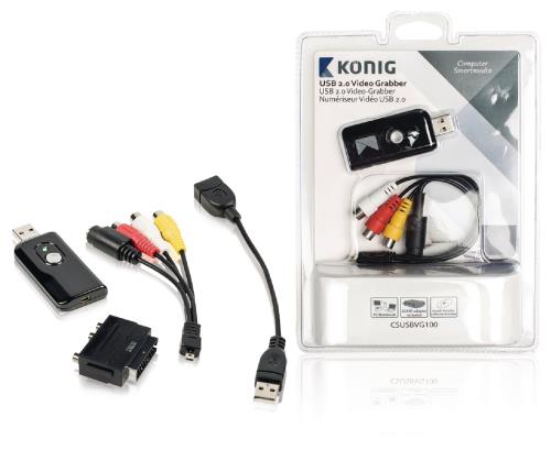 König CSUSBVG100 USB 2.0 video-grabber