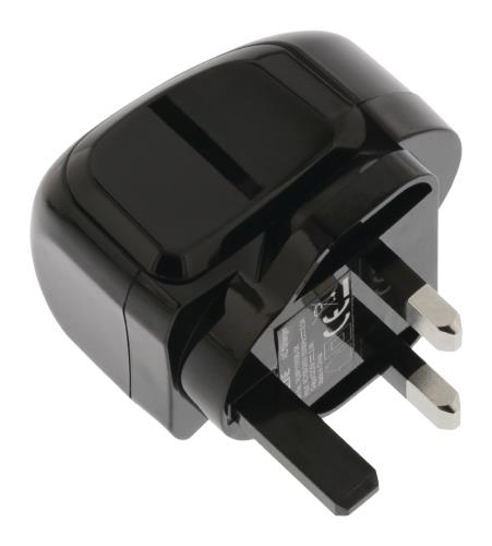 Valueline VLMP11955BUK USB-Lader 2.4 A UK-Stekker en SmartID Zwart