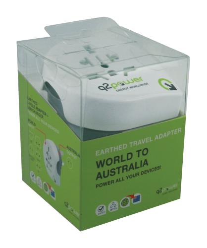 Q2 Power  Power Travel Adaptor World to AUS
