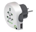 Q2 Power  Power Travel Adaptor World to EU USB