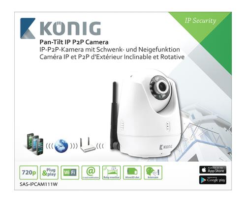 König SAS-IPCAM111W IP P2P camera pan-tilt wit