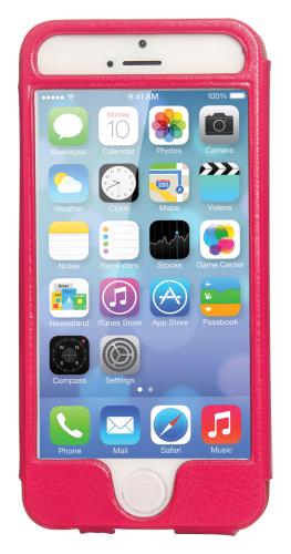 Mosaic Theory MTEL21-001PNK Telefoonhoesje van leer voor iPhone 5s/5 roze
