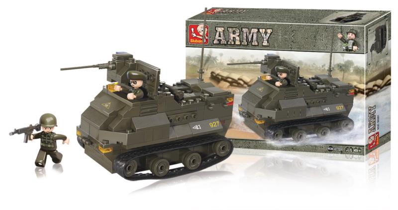 Sluban M38-B0281 Building Blocks Army Series Armoured Vehicle