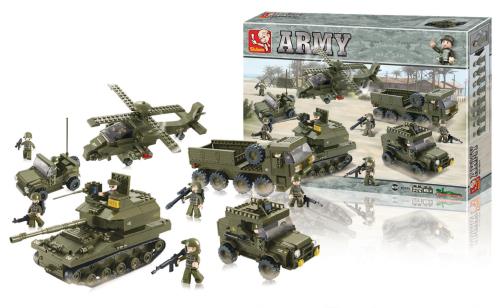Sluban M38-B0311 Building Blocks Army Series Land Forces