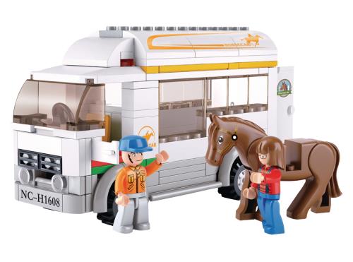 Sluban M38-B0559 Building Blocks Town Series Horse Truck