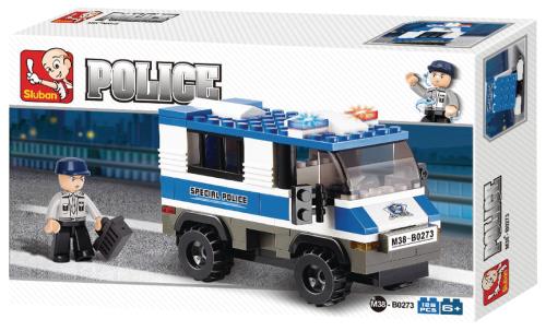 Sluban M38-B0273 Building Blocks Police Series Prisoner Transporter