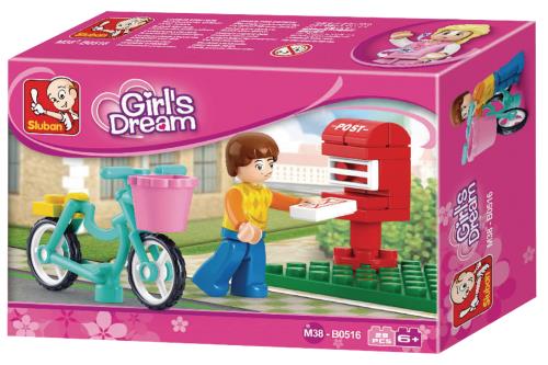 Sluban M38-B0516 Building Blocks Girls Dream Series Mailbox