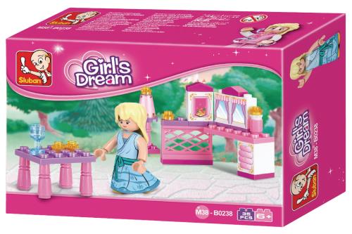 Sluban M38-B0238 Building Blocks Girls Dream Series Princess