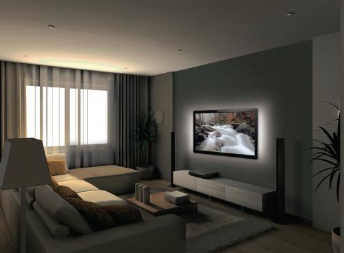 König KNM-ML2WD USB TV-mood light LED dimbaar 2x 45 cm koel wit