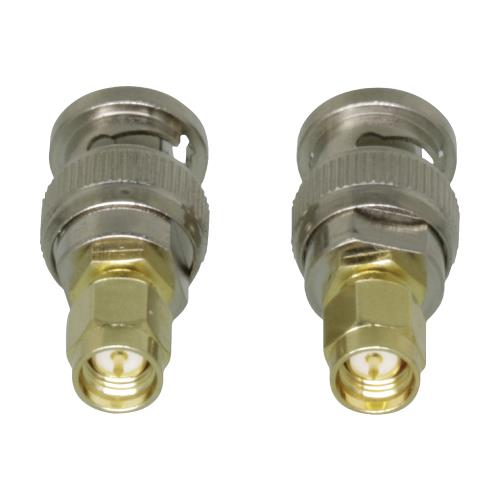 Valueline VLSP02960A SMA adapter SMA male - BNC male goud/zilver 2 st
