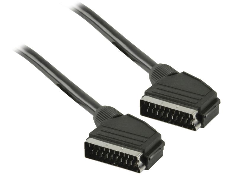 Valueline VLVT31000B10 SCART kabel SCART mannelijk - SCART mannelijk 1,00 m zwart