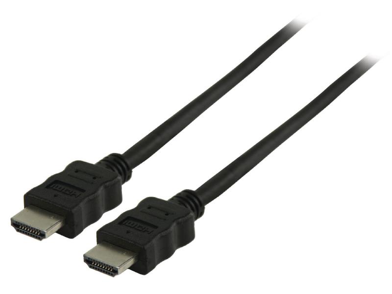 Valueline VLVP34000B30 High Speed HDMI kabel met ethernet HDMI connector - HDMI connector 3,00 m zwart