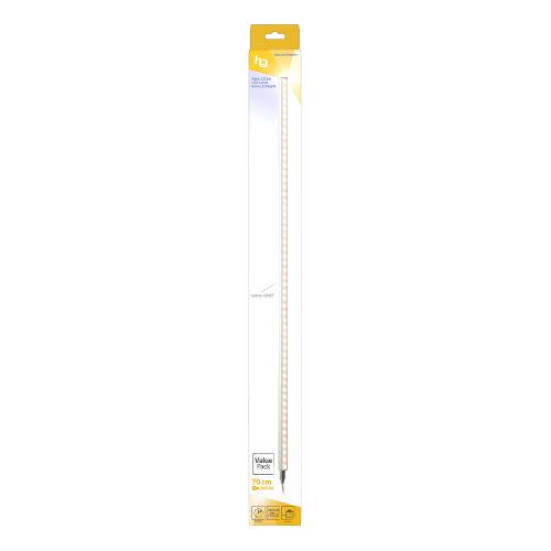 HQ HQLLEASYCRBWW7 Lineaire Lichtstrip LED Niet-Flexibel Eenvoudig te Koppelen 70 cm Warm Wit