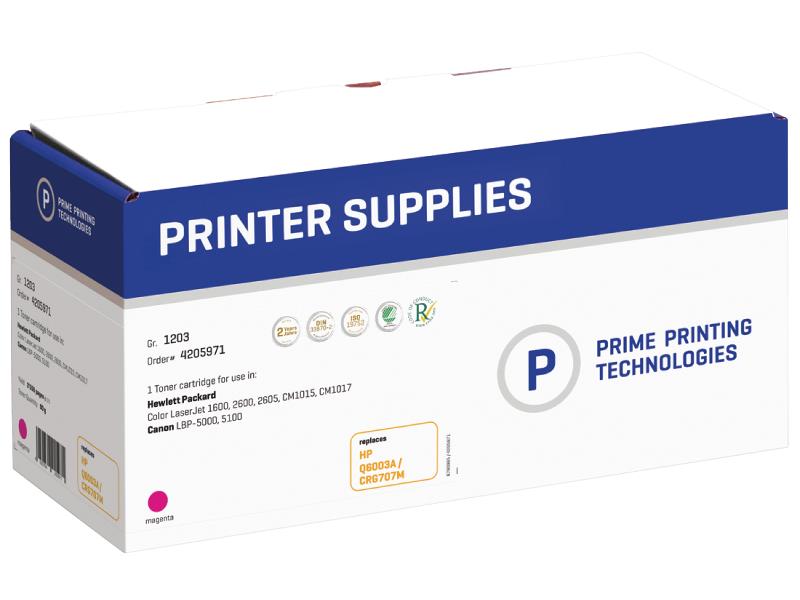 Prime Printing Technologies  HP Color LaserJet 2600 ma