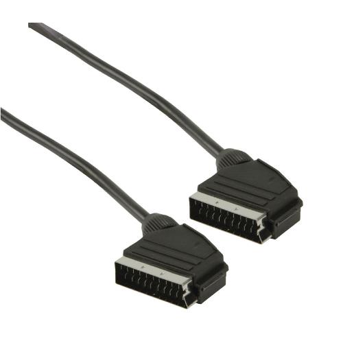 Valueline SCART 03LC SCART Kabel SCART Male - SCART Male 1.50 m Zwart