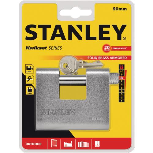 Stanley S742-024 Stanley Solid Brass Armored 90mm