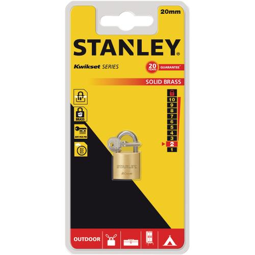 Stanley S742-028 Stanley Solid Brass 20mm Std. Shackle