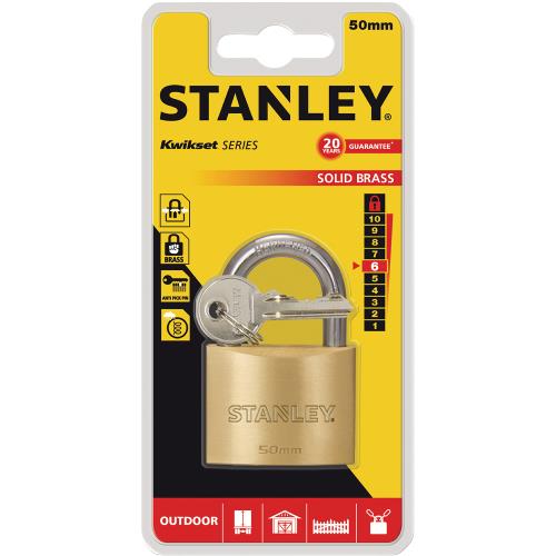 Stanley S742-032 Stanley Solid Brass 50mm Std. Shackle