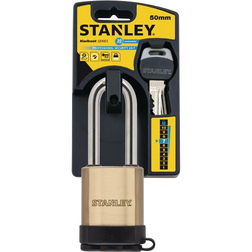 Stanley S742-003 Stanley 24/7 Solid Brass 50mm long Shackle