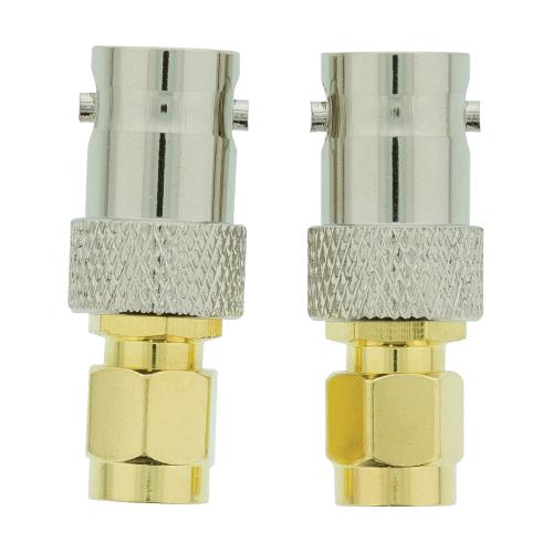 Valueline VLSP02961A SMA adapter SMA male - BNC female goud/zilver 2 st