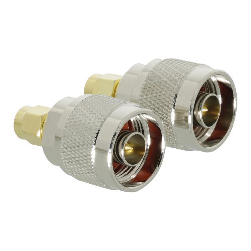 Valueline VLSP02970A SMA adapter SMA male - N male goud/zilver 2 st