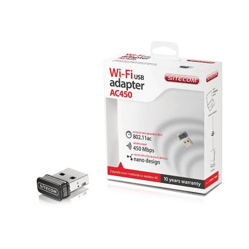 Sitecom WLA-3001 AC450 USB Wi-Fi Adapter