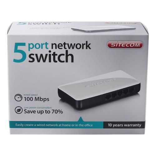 Sitecom LN-118 5 Port Network Switch