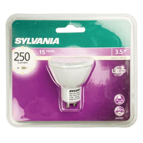 Sylvania 0026577 LED Lamp GU10 Reflector 3.5 W 250 lm 3000 K