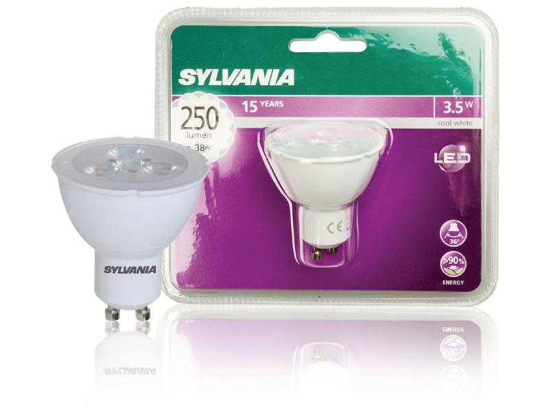 Sylvania 0026578 LED Lamp GU10 Reflector 3.5 W 250 lm 4000 K