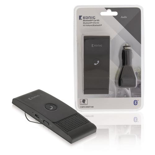 König CSBTCARKIT100 Carkit Bluetooth v4.1 Zwart