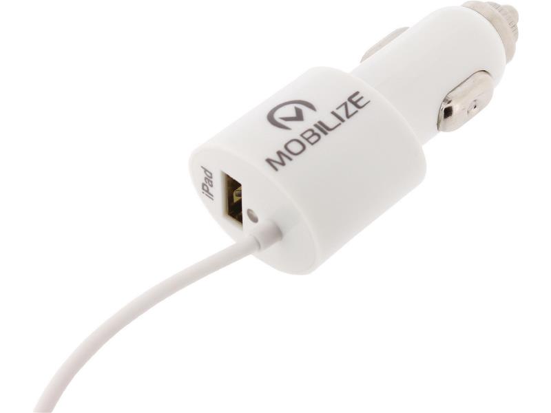 Mobilize MOB-21227 Autolader 2-Uitgangen 4.2 A Apple Lightning / USB
