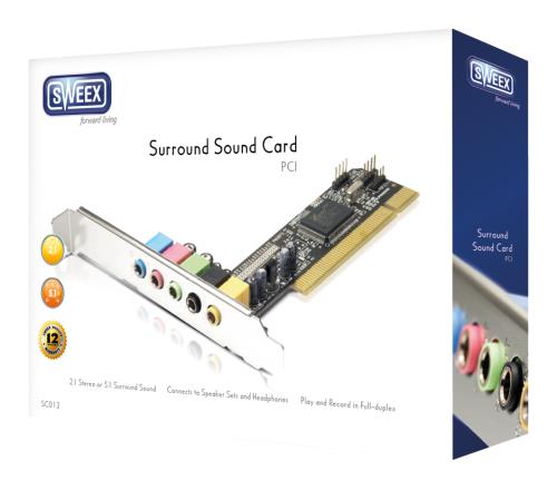 Sweex SC012 Sweex 5.1 PCI Geluidskaart