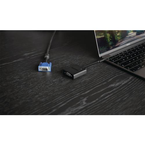 Sitecom CN-361 USB-C Adapter USB-C Male - VGA Female 15-Pins Zwart