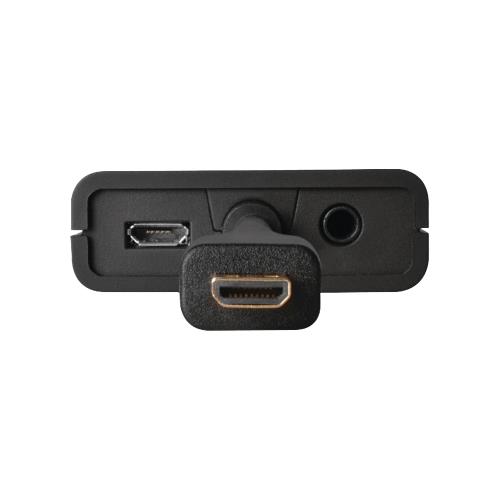 Sitecom CN-355 High Speed HDMI Adapter HDMI Micro-Connector Male - VGA Female + 3.5 mm Female / USB Micro-B Female Zwart
