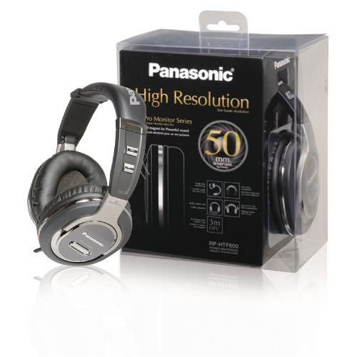 Panasonic RP-HTF600E-S Hoofdtelefoon Over-Ear 3.5 mm Bedraad Zilver