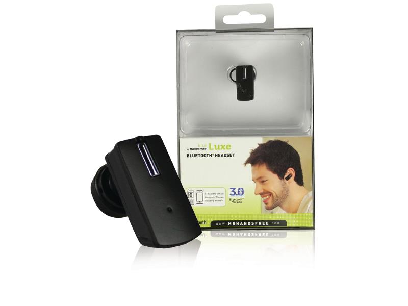 Mr. Handsfree BLUE LUXE Headset In-Ear Bluetooth Ingebouwde Microfoon Zwart