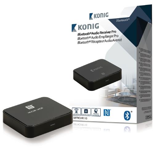 König CSBTRCVR110 Audio Receiver Advanced Bluetooth SPDIF Zwart